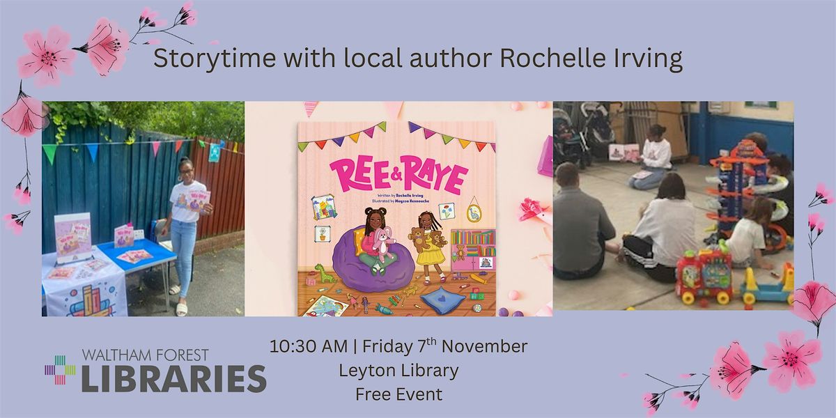 Free Storytime event with local author Rochelle Irving