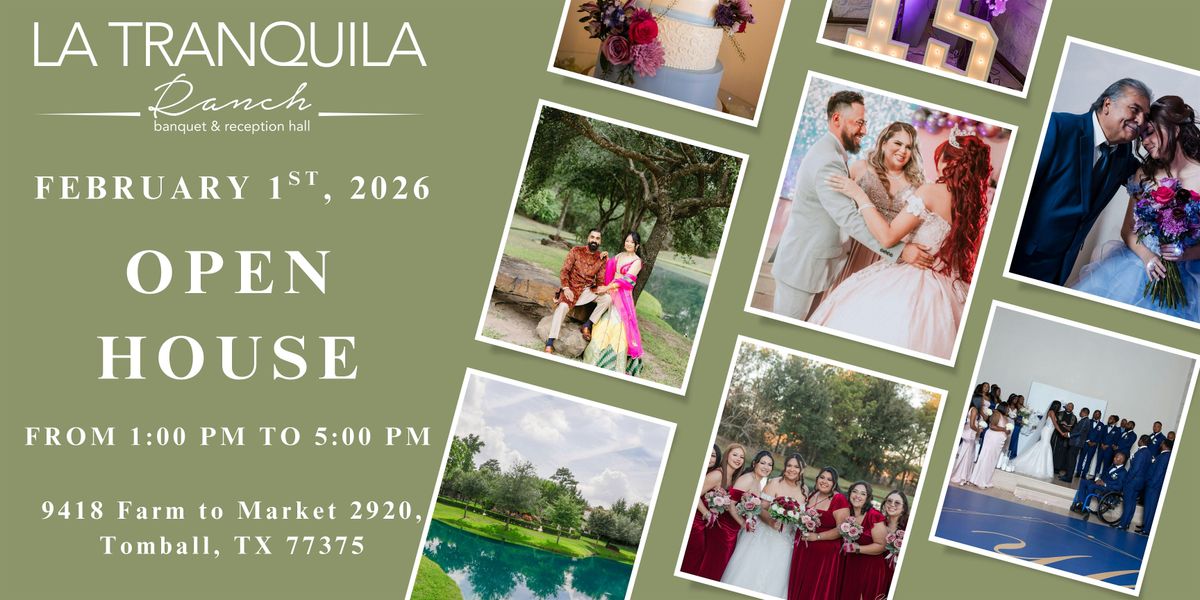 La Tranquila Ranch Open House: Weddings, Quincea\u00f1eras & Sweet 16