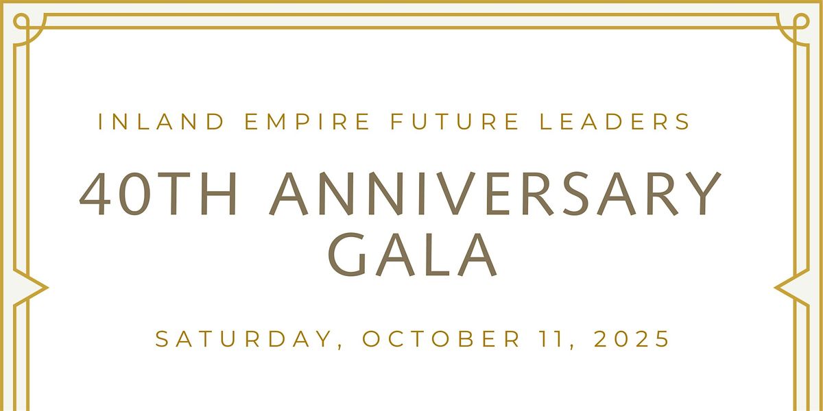 IEFL 40th Anniversary Gala
