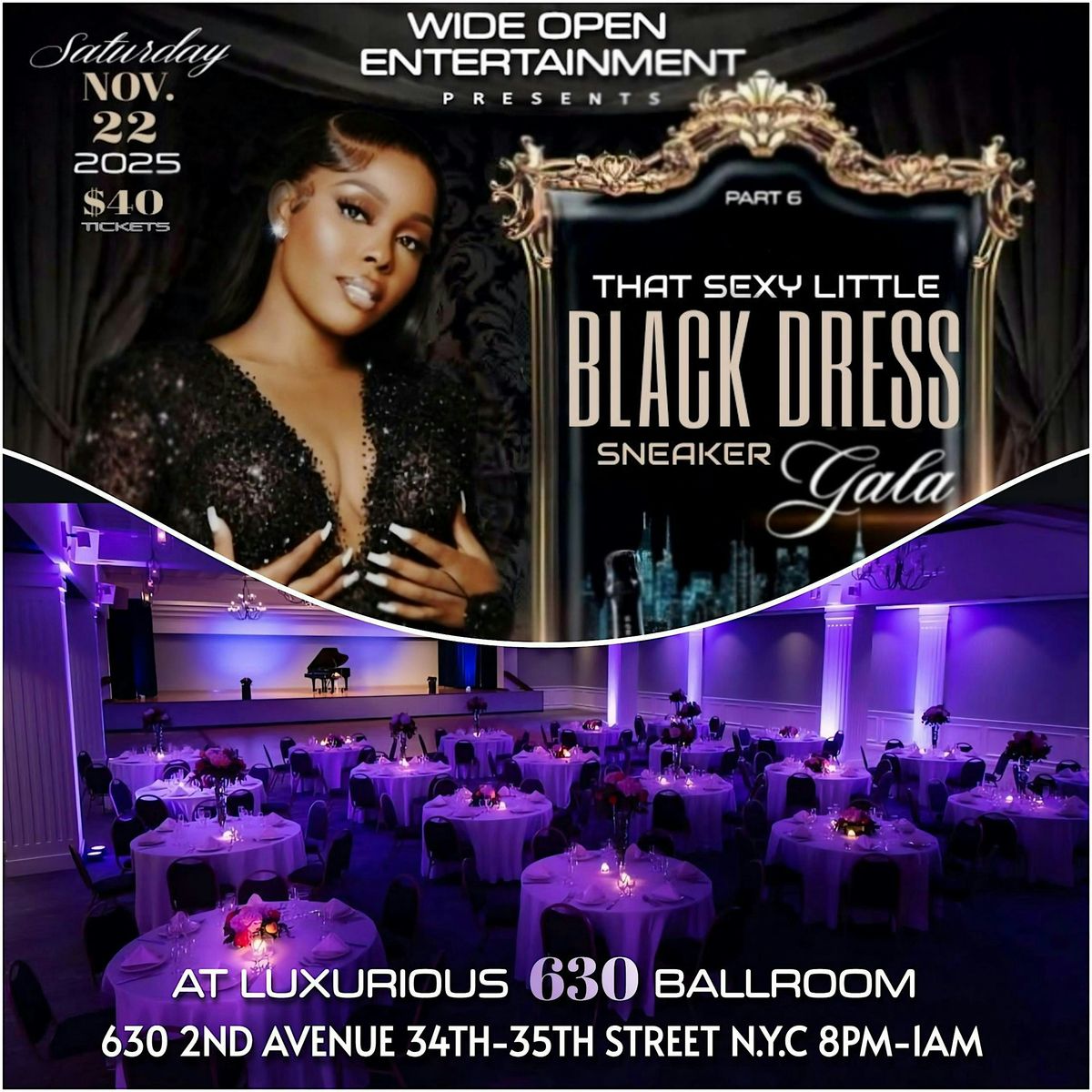 THAT LITTLE BLACK DRESS AFFAIR PT. 6 SNEAKER GALA