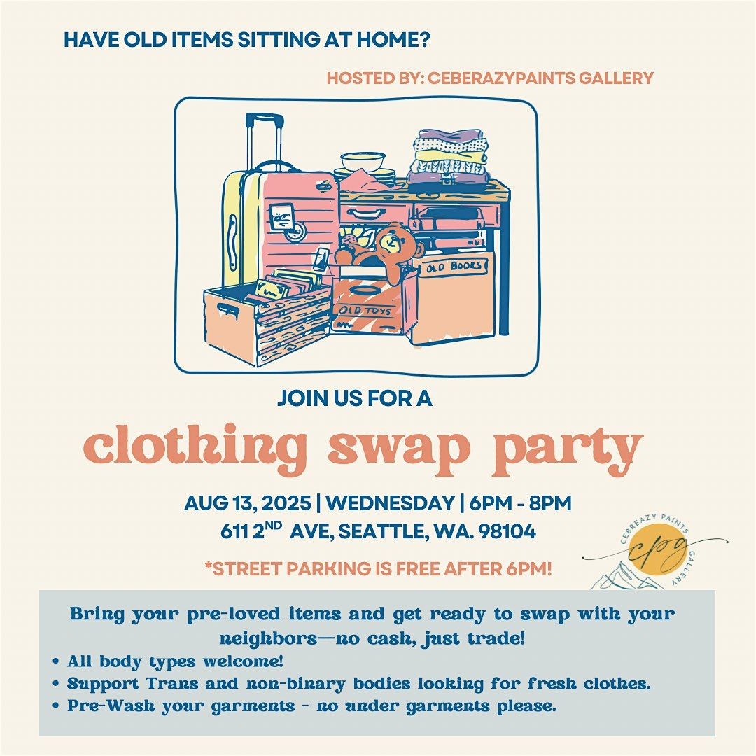 Clothing Swap Party! All bodies welcome
