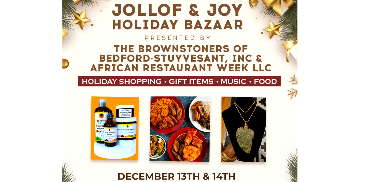 Jollof & Joy: A Taste of Africa and Holiday Bazaar at Akwaaba Mansion