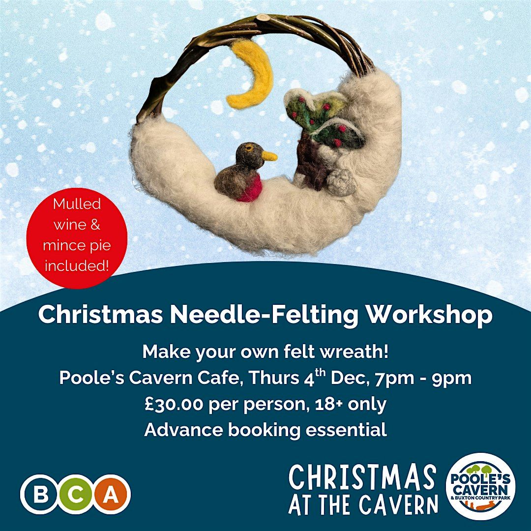 Christmas Needle-Felting Wreath Workshop