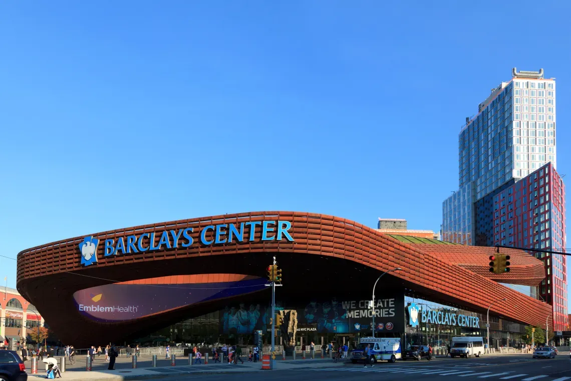 Parking Utah Jazz at Brooklyn Nets