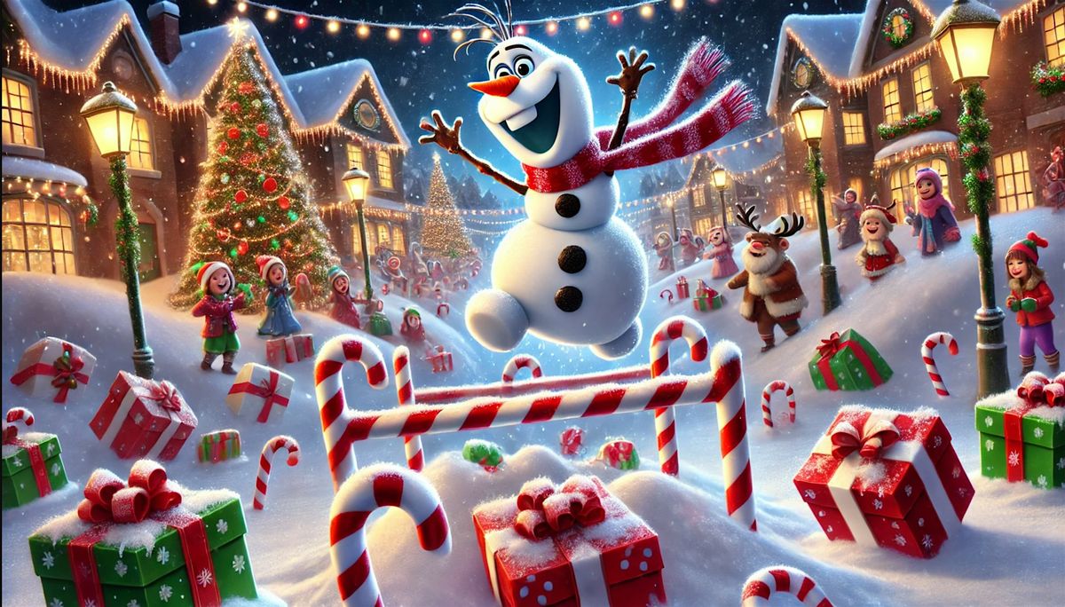 Olaf\u2019s Christmas Obstacle Course + Arts & Crafts (Age 4-6)