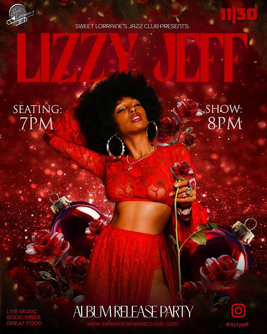 Sweet Lorraine's Jazz Club Presents LIZZY JEFF's Album Release Party!