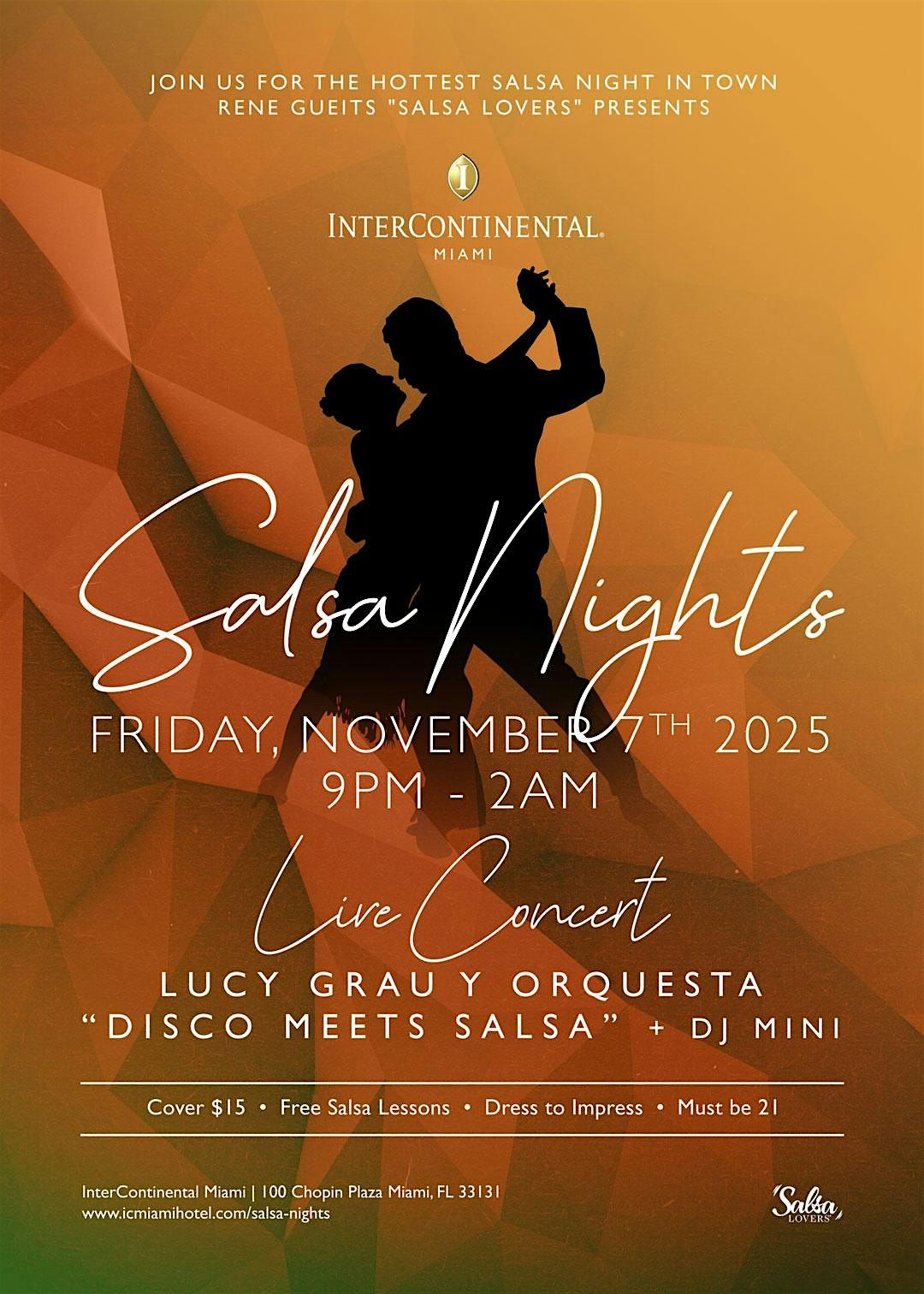 \u201cSalsa Nights" at the Intercontinental Downtown Miami