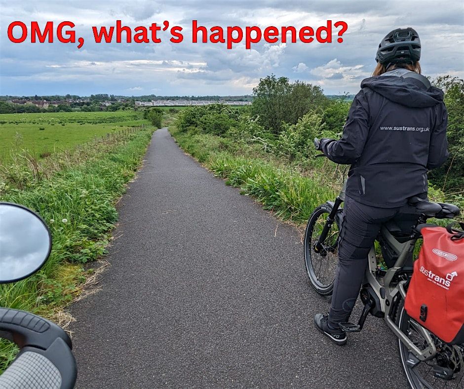 OMG what's happened? Our  journey mapping  the National Cycle Network
