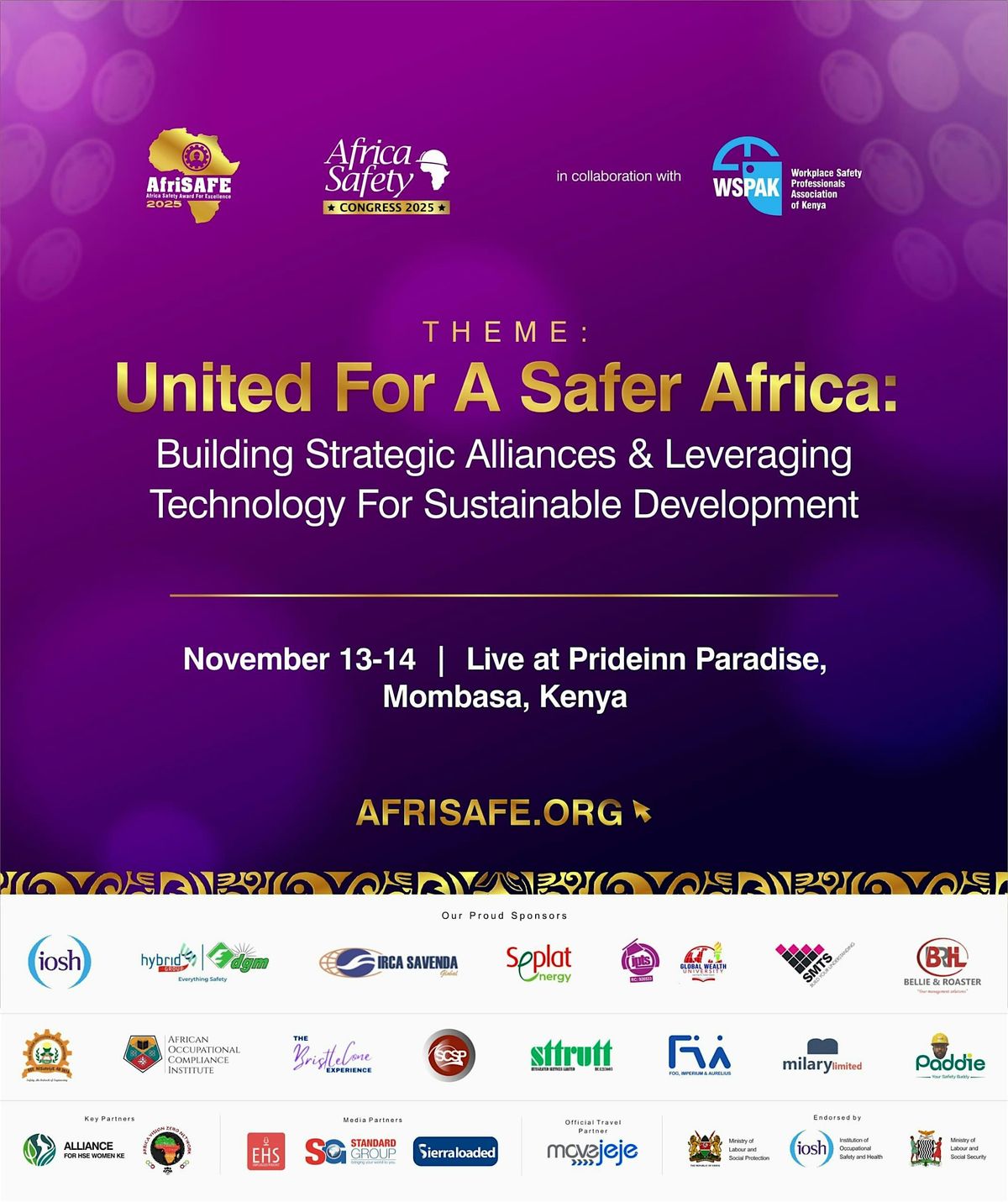 Africa Safety Congress \/ AfriSAFE Award 2025