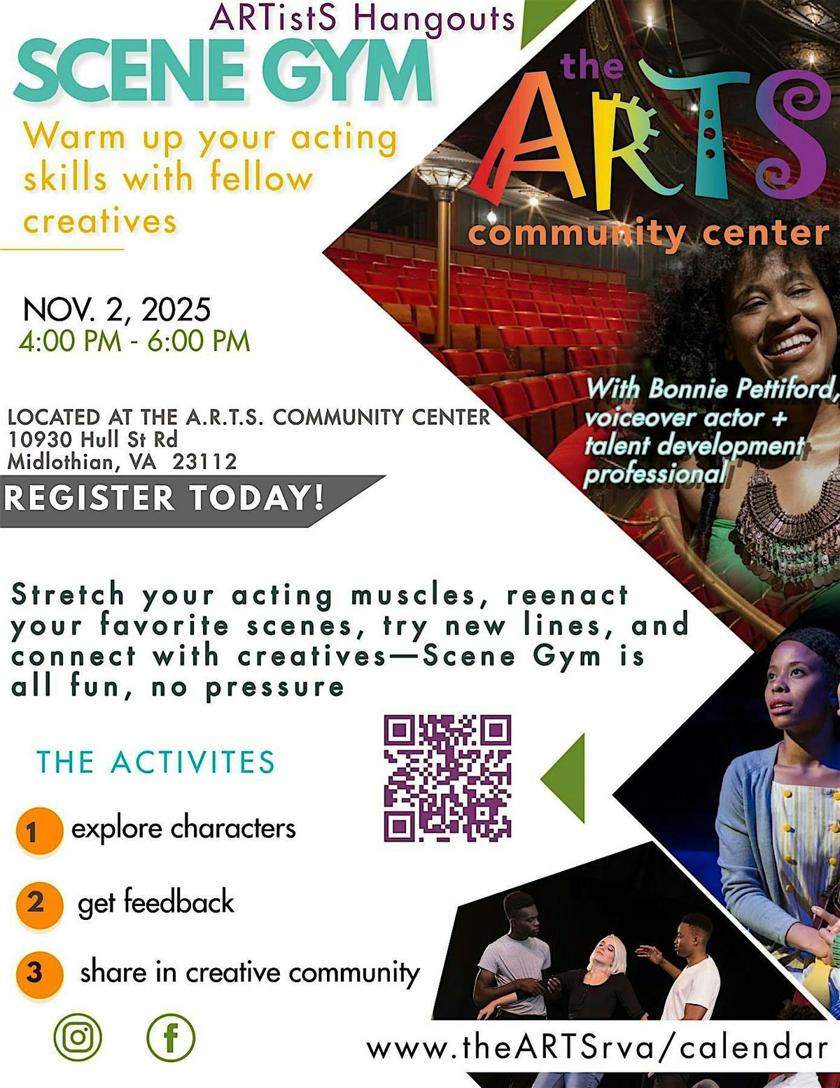 Scene Gym: Monthly Acting Lab & Practice Space