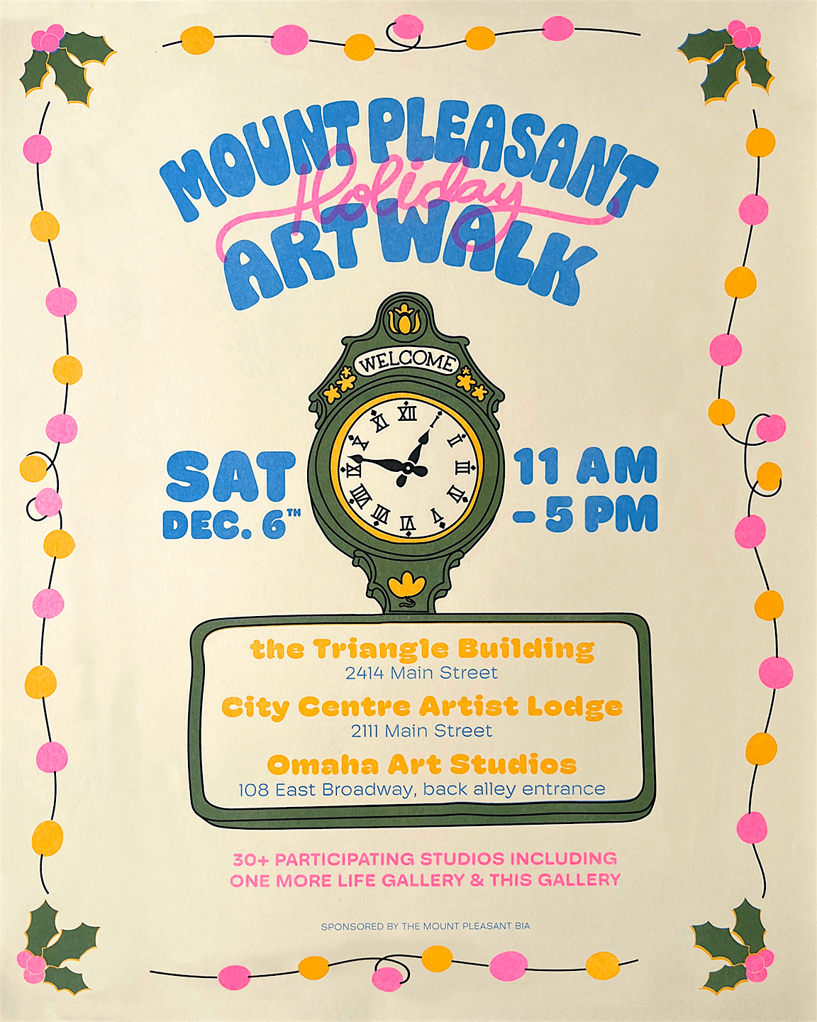 Mount Pleasant Holiday Art Walk
