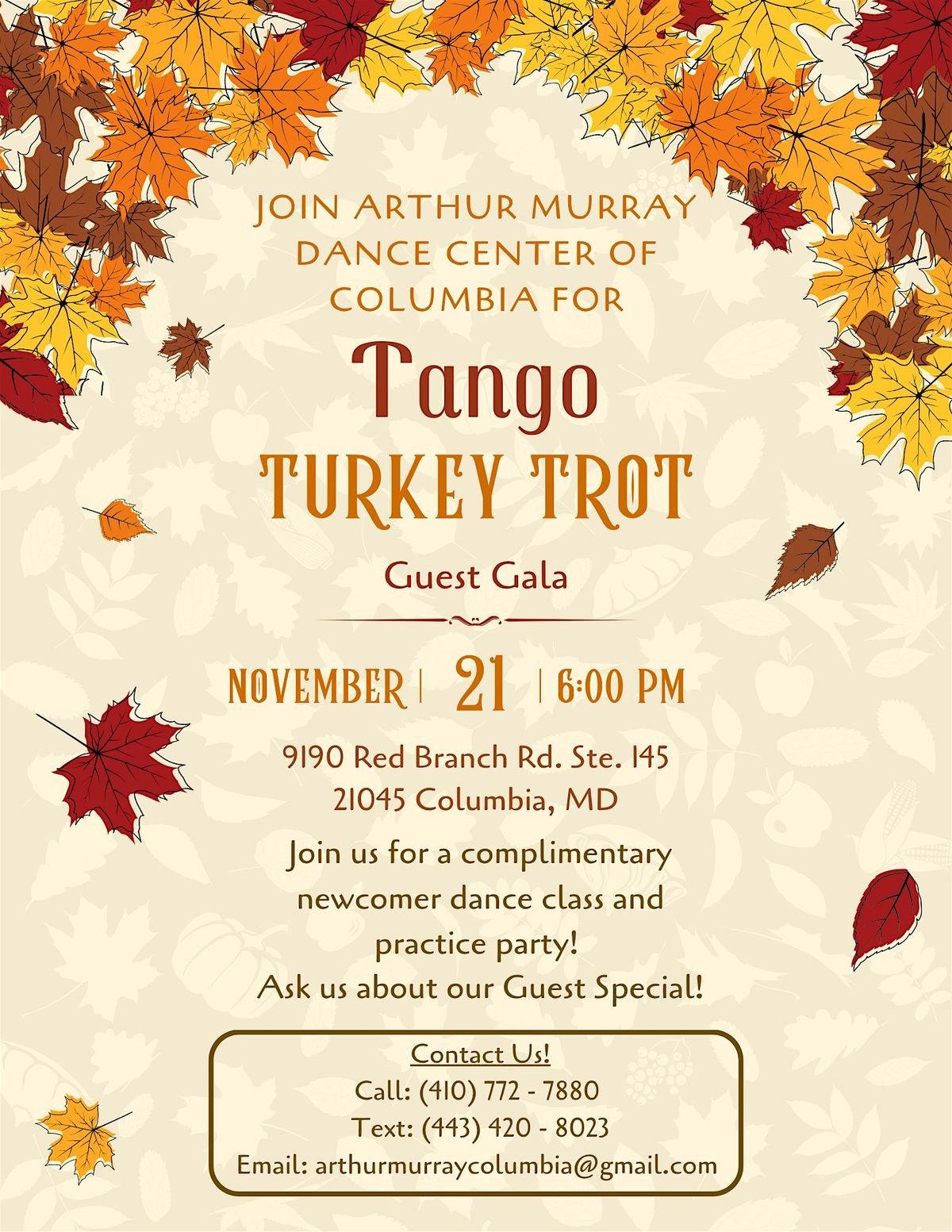 Tango Turkey Trot - Guest Gala