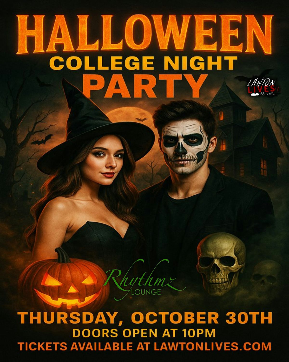 Halloween College Night Party