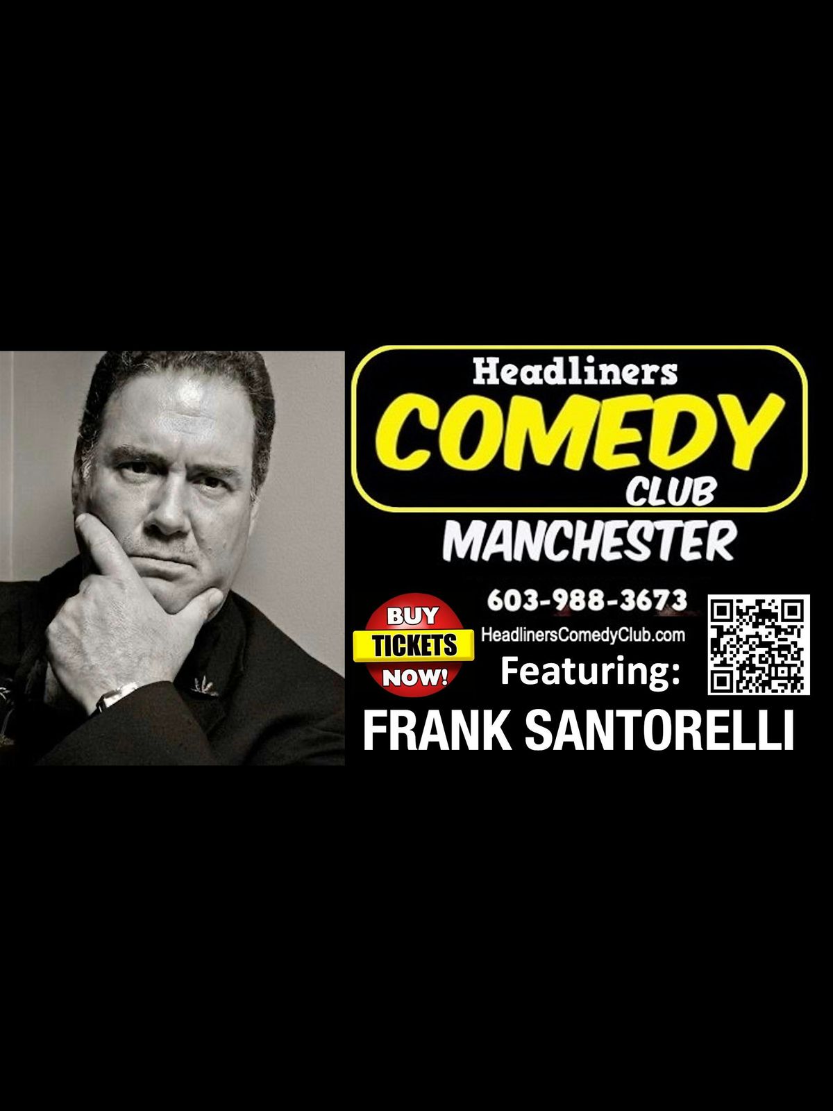 Comedian FRANK SANTORELLI in Manchester NH
