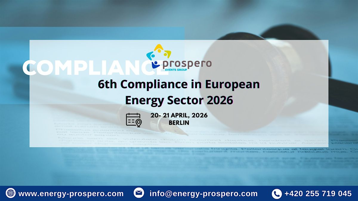 6th Compliance in European Energy Sector 2026