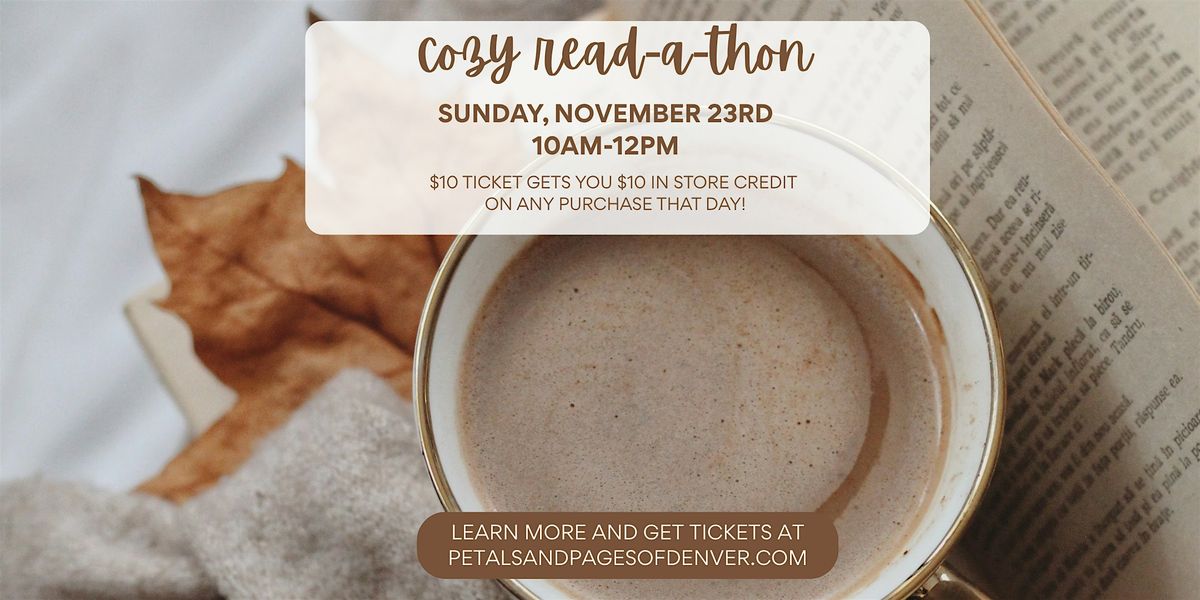 Cozy Read-a-Thon at Petals & Pages