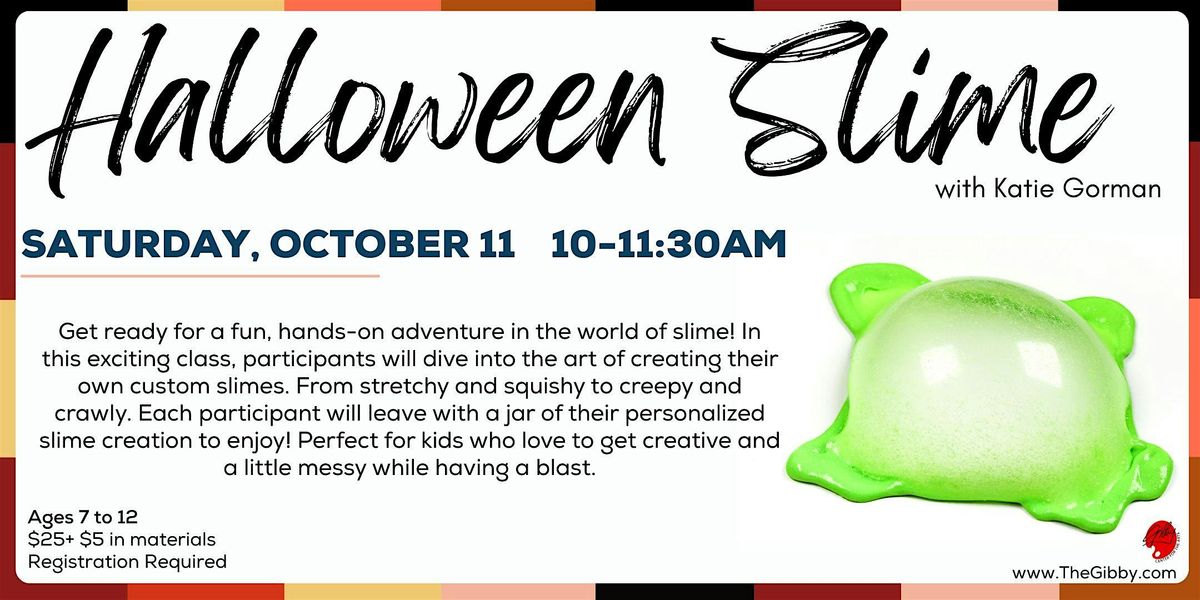 Halloween Slime Workshop