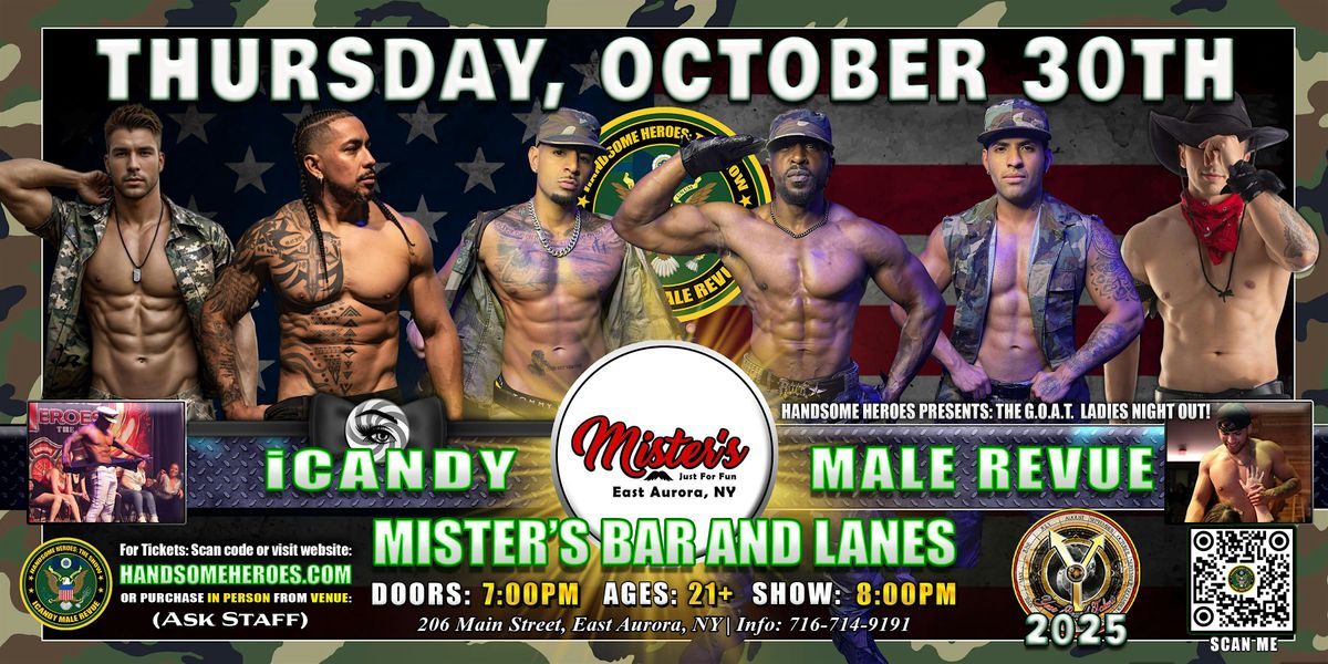 Aurora, NY - iCandy Male Revue @ Mister's Bar and Lanes