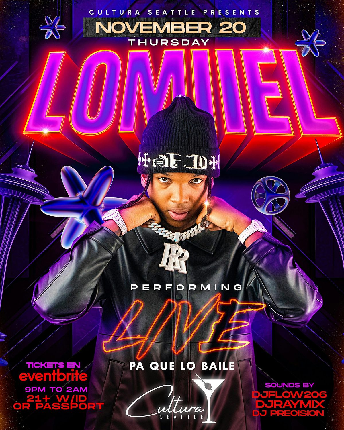 LOMIIEL EN VIVO - JUEVES NOVIEMBRE 20 CULTURA SEATTLE