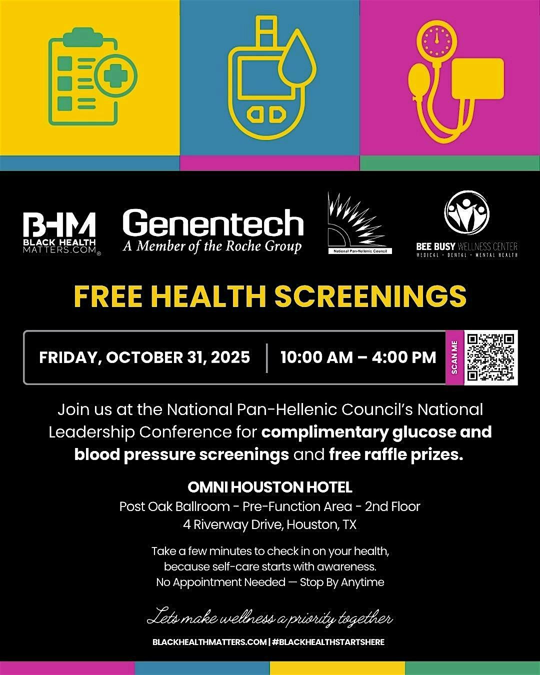 Black Health Matters Free Health Screening Event
