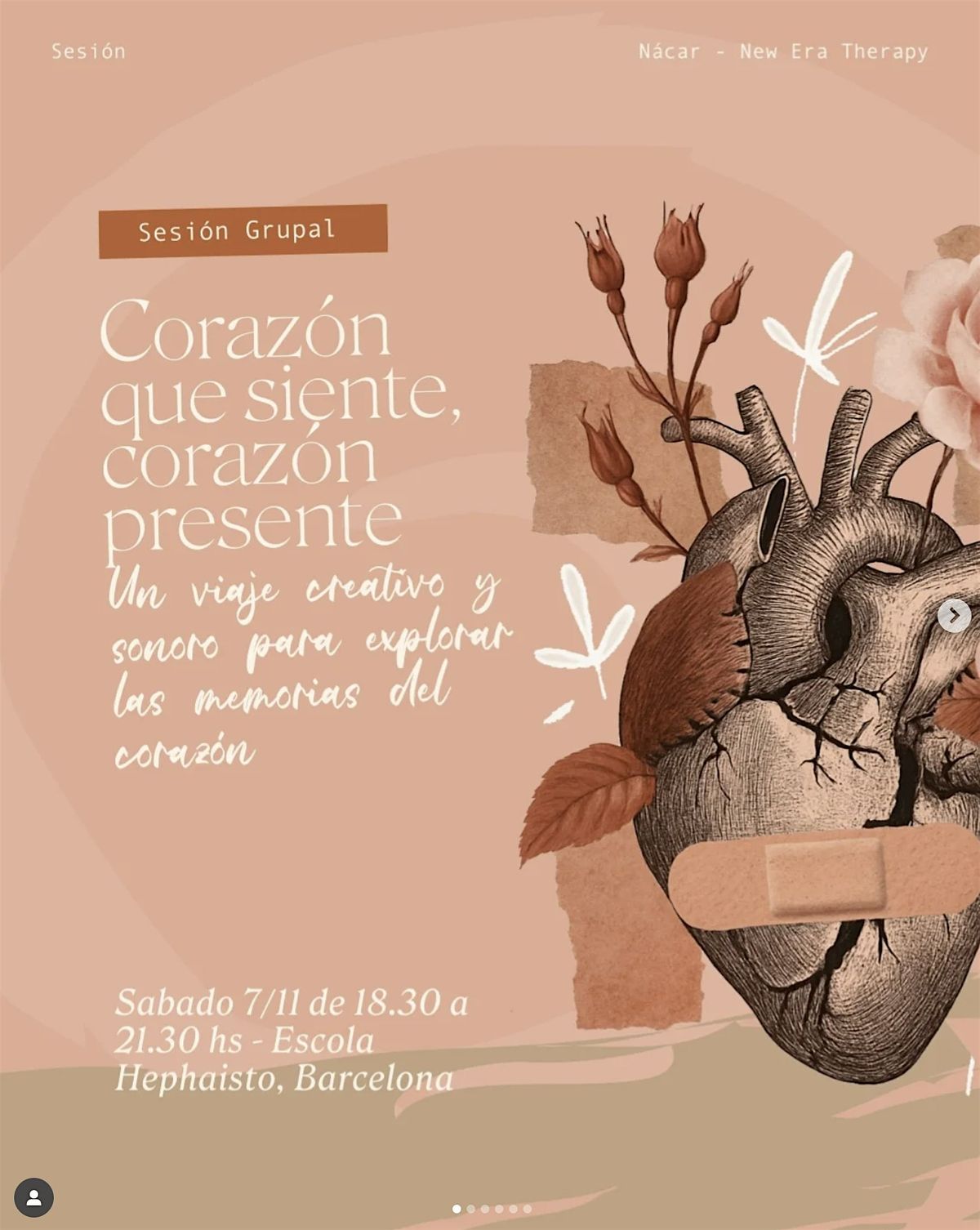 Taller: Coraz\u00f3n que siente, Coraz\u00f3n presente