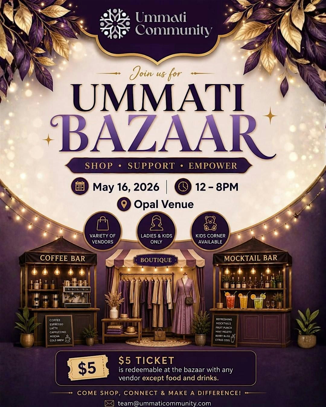 4th Annual Anniversary Bazaar
