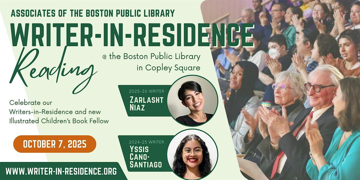 Writer-in-Residence Reading and Celebration