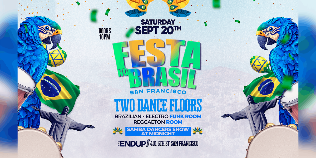 "FESTA NO BRASIL" BRAZILIAN FUNK ROOM + REGGAETON ROOM | SAN FRANCISCO