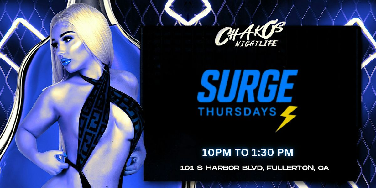 Surge Thursdays at Chako\u2019s Social \u2014 EDM Night