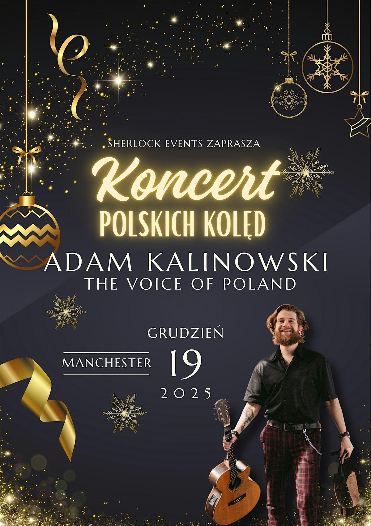 Koncert kol\u0119d i piosenek \u015bwi\u0105tecznych - Adam Kalinowski | Manchester