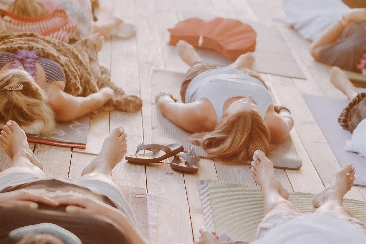 White Flag Yoga 12 meeting and restorative movement