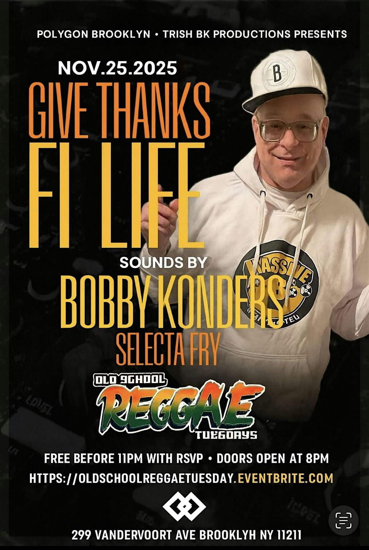 MASSIVE B | THANK GOD FI LIFE | OLD SCHOOL REGGAE TUESDAYS @POLYGONBK