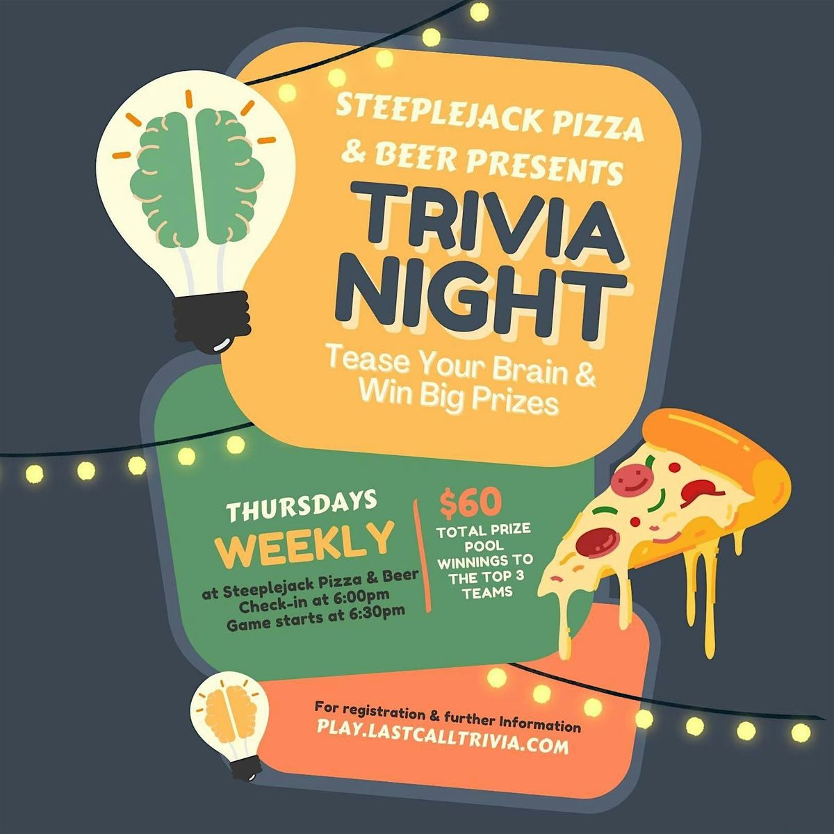 Trivia Night at Steeplejack Pizza & Beer