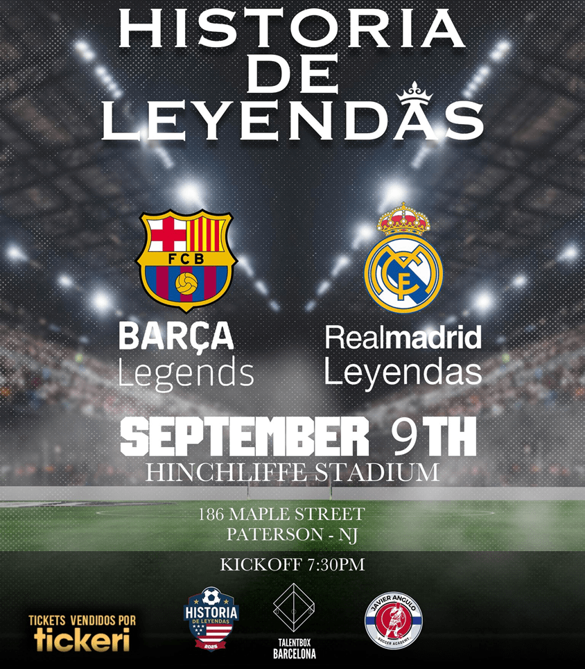 Real Madrid Leyendas vs FC Barcelona Legends at BMO Stadium