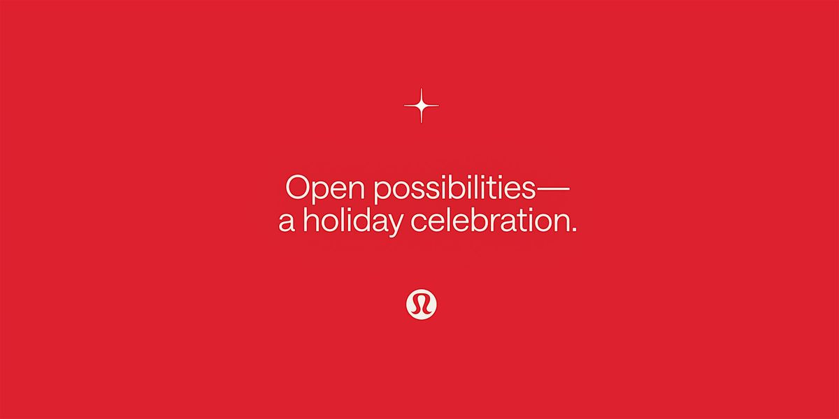 lululemon members\u2019 Holiday Shop at 29th Street, Boulder
