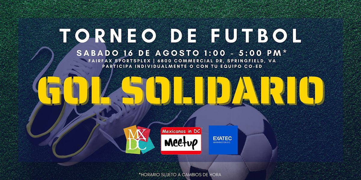 Torneo de Futbol: Gol Solidario