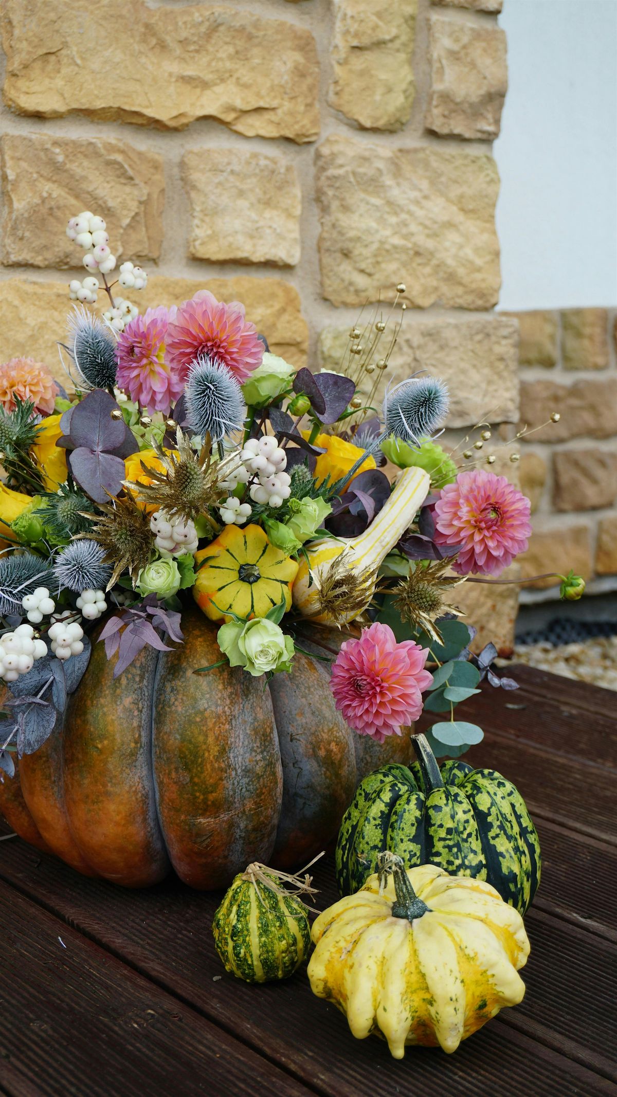 Gather & Arrange: A Floral Pumpkin Workshop