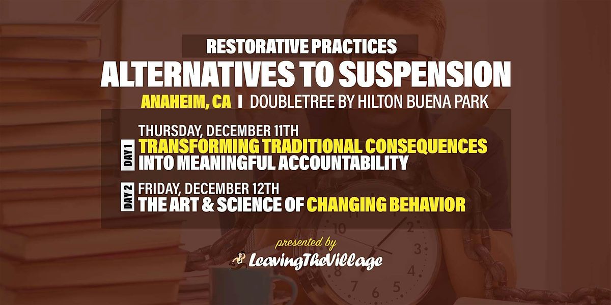 Alternatives To Suspension (Anaheim)