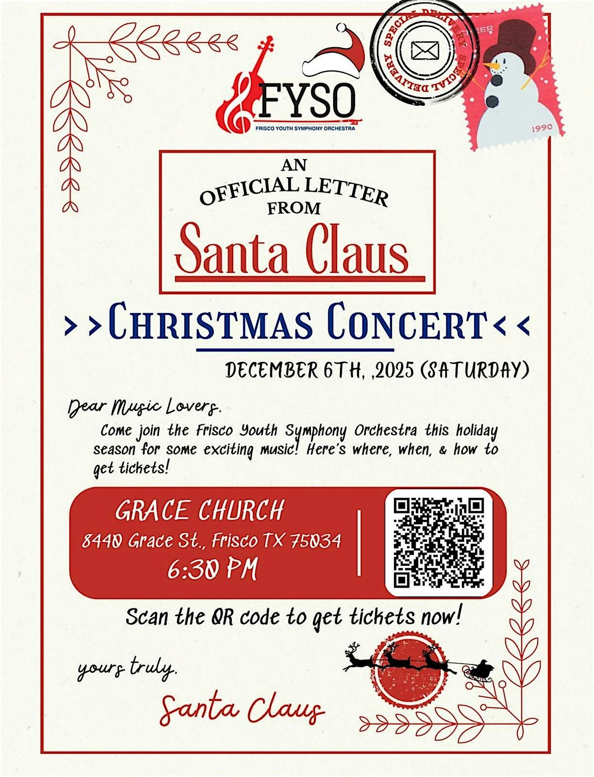 An Official Letter from Santa Claus