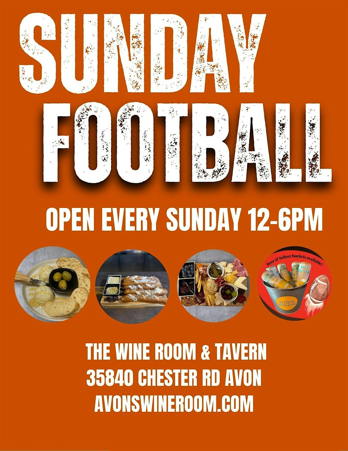 Open Sunday Football - Happy Hour - Beer & Seltzer Buckets