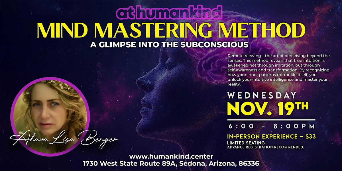 Mind Mastering Method: A Glimpse Into the Subconscious