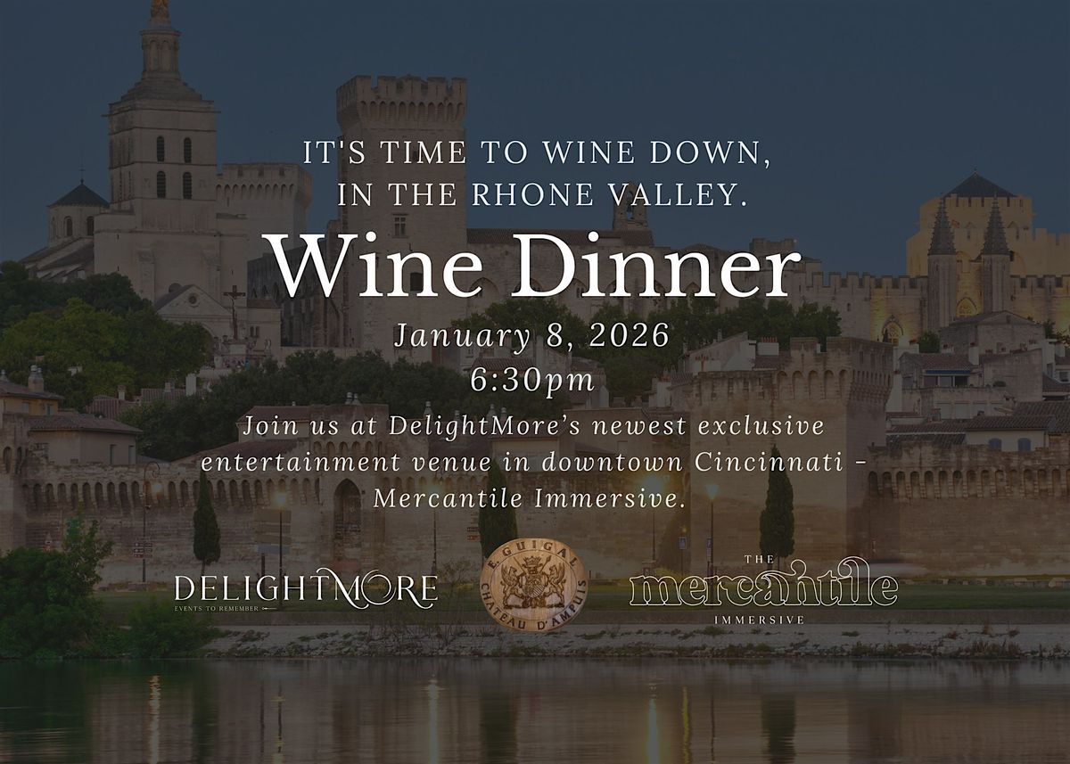 Wine Tasting Dinner With Guigal Featuring Food Pairings