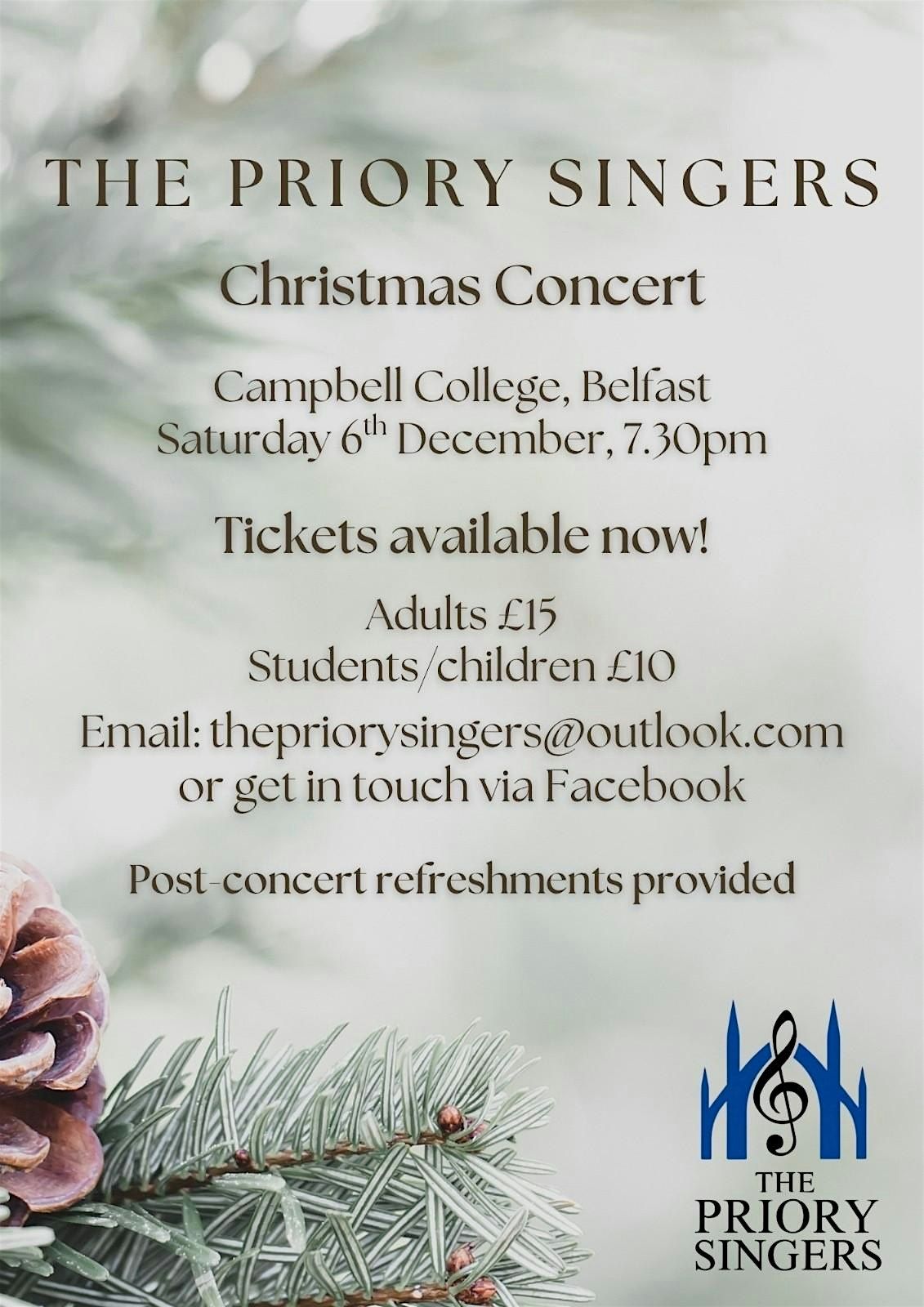 Priory Singers Christmas Concert