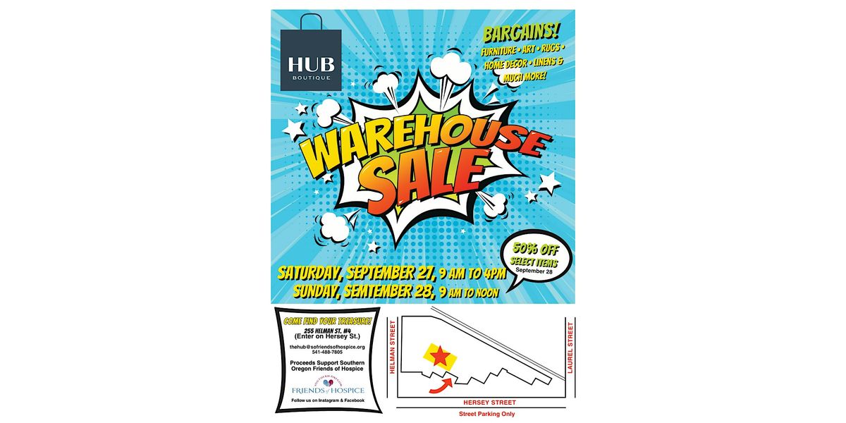 WAREHOUSE SALE