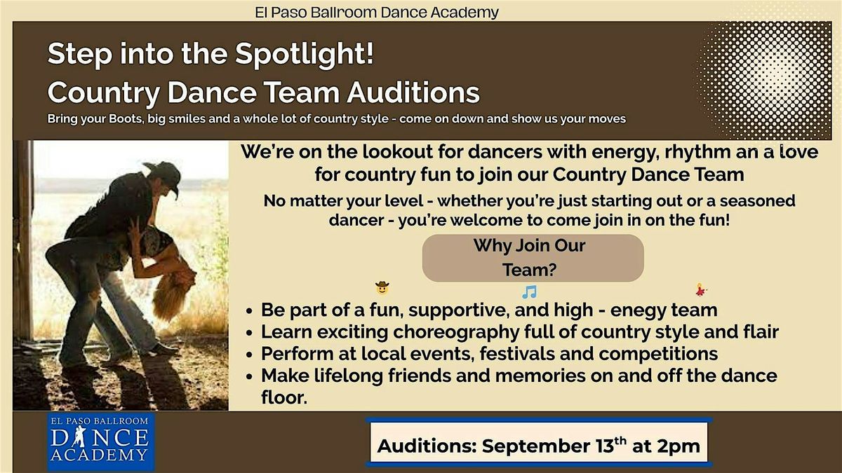 Country Dance Team Auditions