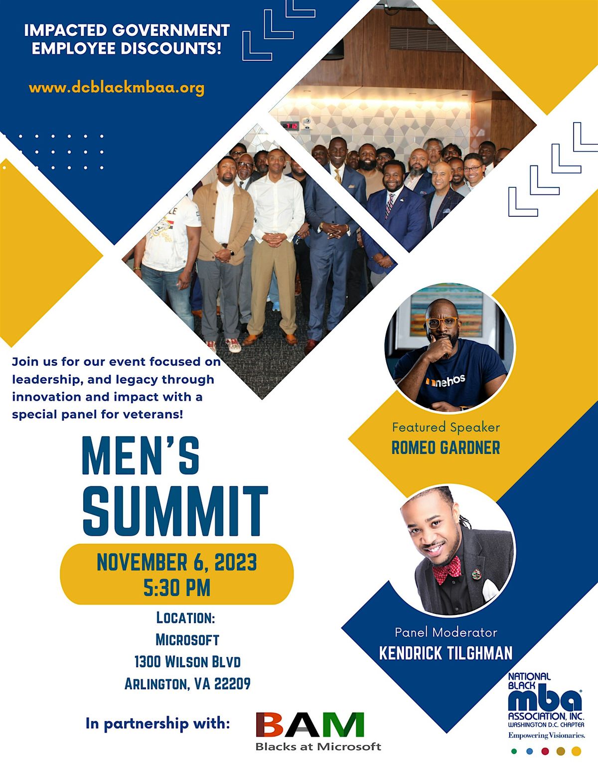 3rd Annual Men's Summit - Leadership through innovation and impact