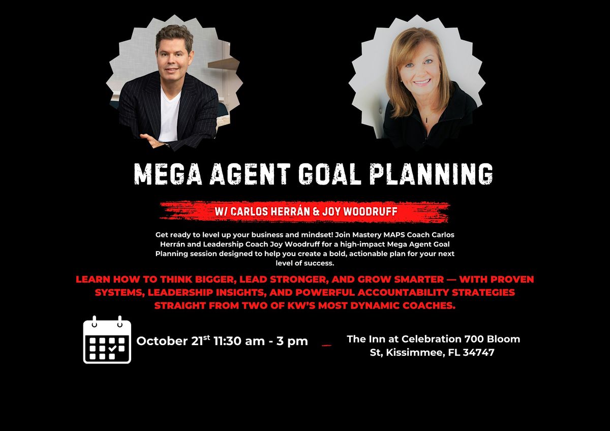Mega Agent Goal Planning w MAPS Coach, Carlos Herr\u00e1n & Joy Woodruff