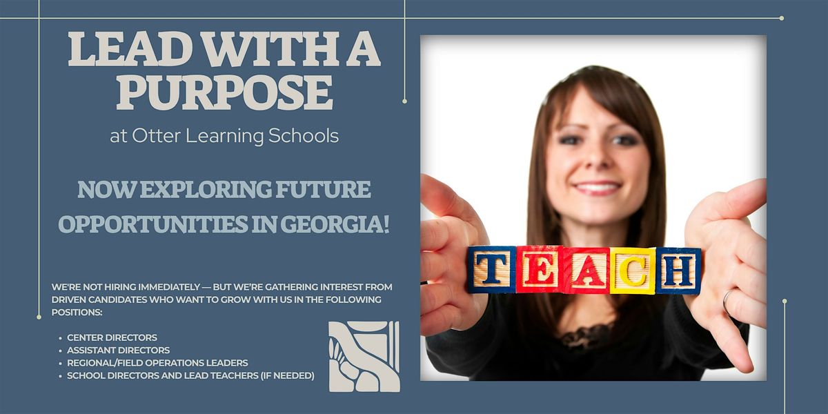 Lead with Purpose at Otter Learning Schools