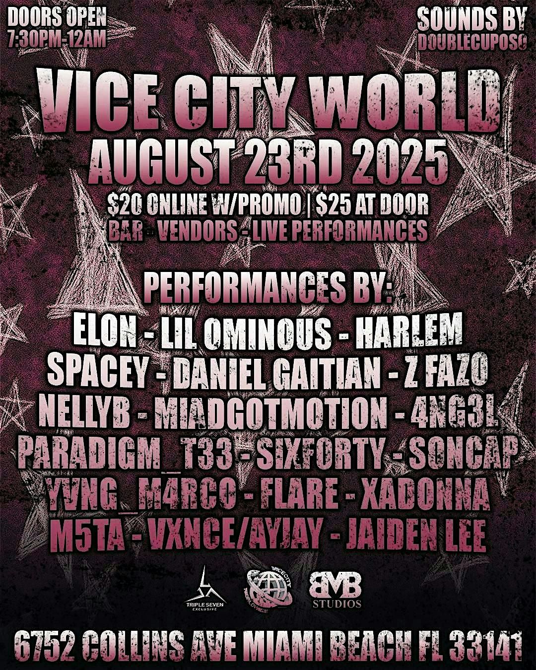 VICE CITY WORLD AUGUST 23RD