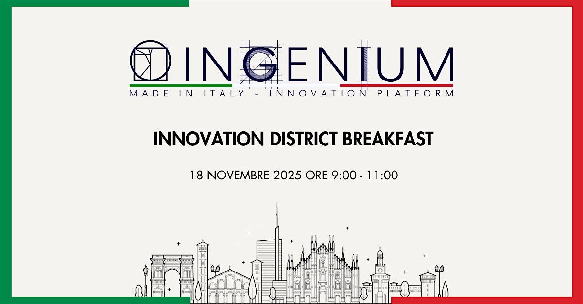 INGENIUM: Innovation District Breakfast I WL